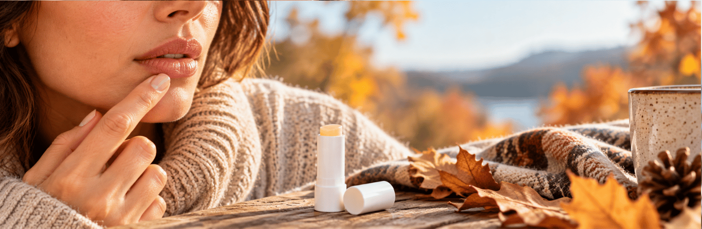 Labios secos en otoño